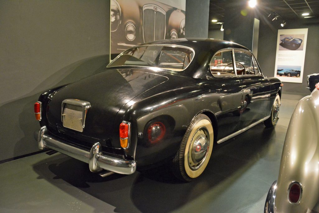 1952 lancia aurelia coupe bertone rear three-quarter