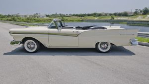 1957 Ford Fairlane 500 Sunliner Side Profile