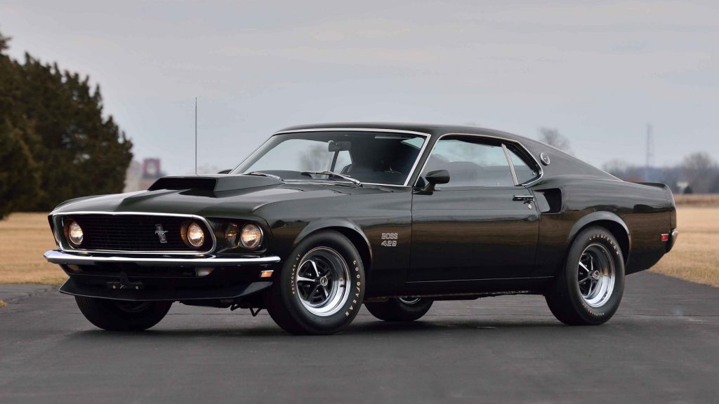 1969 Ford Mustang Boss 429 Fastback Front Three-Quarter