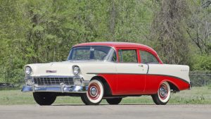 1956 Chevrolet Del Ray Sedan front three-quarter