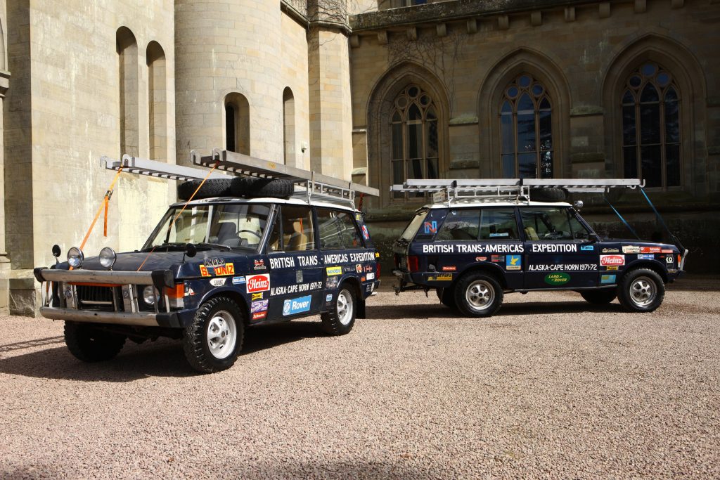 1971 land rover range rover darien gap back to back