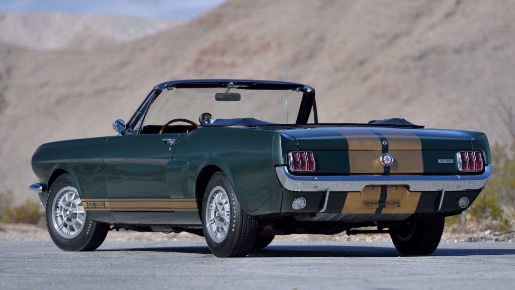 1966 Shelby GT350 Convertible Rear Three-Quarter