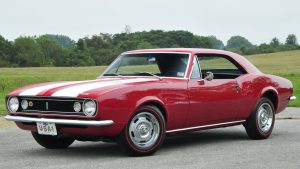 1967 chevy camaro z28 front three-quarter