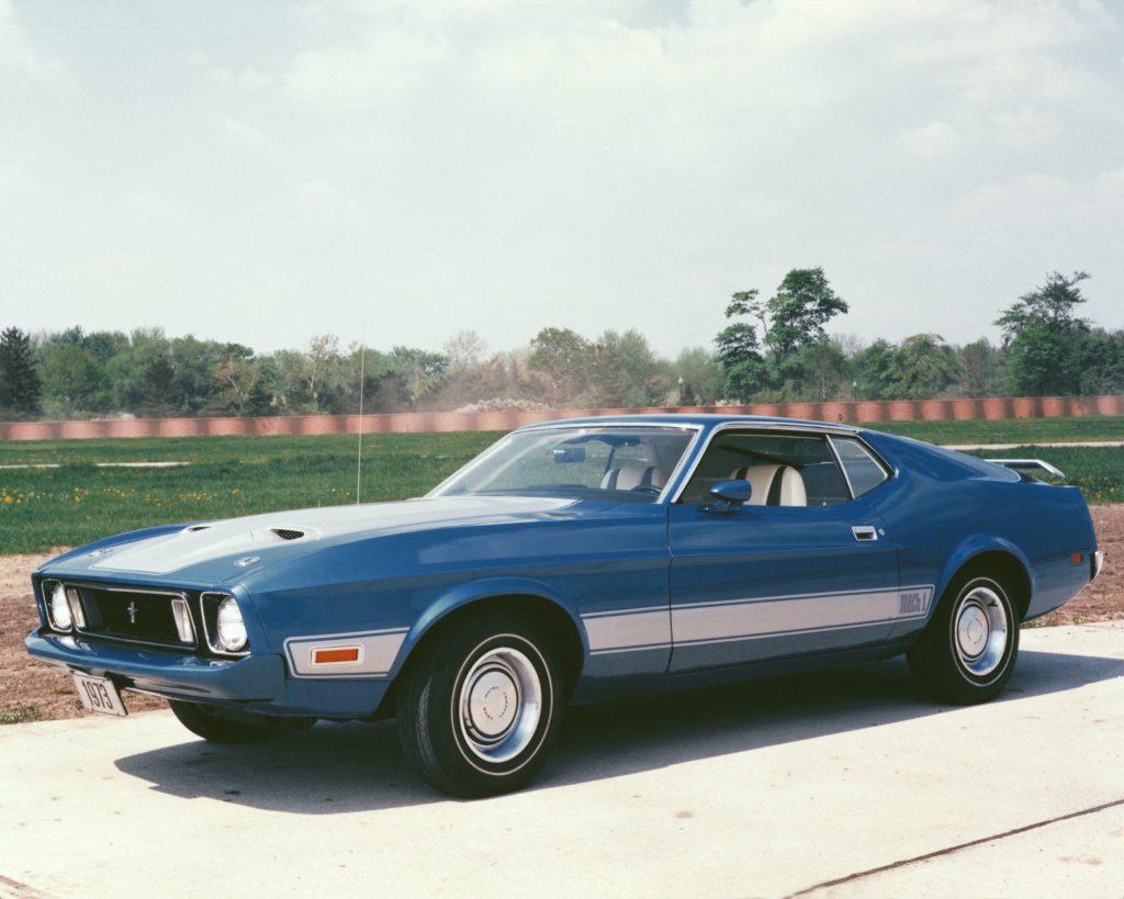 1973 Ford Mustang Mach 1 Fastback Front Three-Quarter