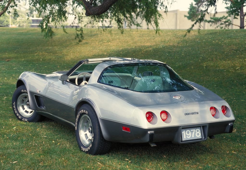1978 Chevrolet Corvette Silver Anniversary Edition Rear Three-Quarter