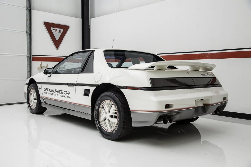 1984 Pontiac Fiero Indy Pace Car Rear Three-Quarter
