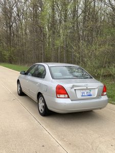 2003 Hyundai Elantra BadCar left rear three quarter