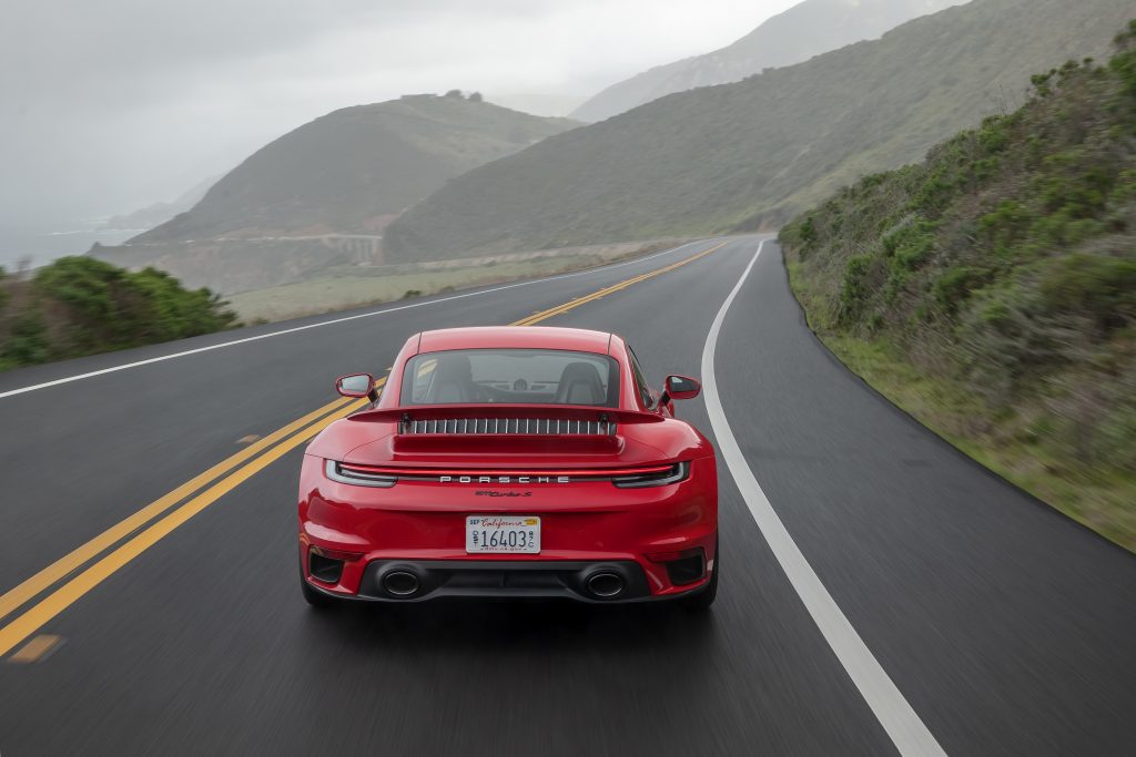 2021 Porsche 911 Turbo S Rear on PCH
