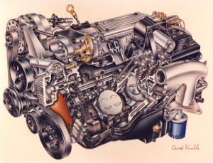 LT1 Cutaway Drawing