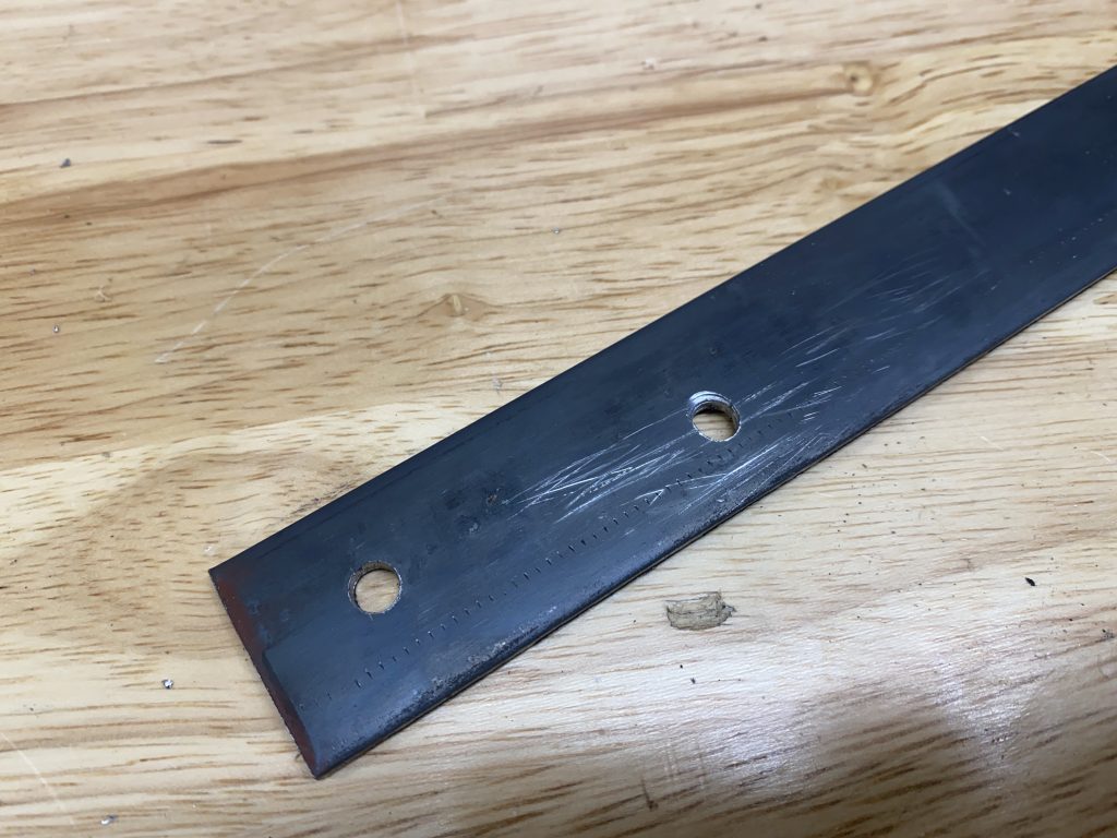 holes in flat stock