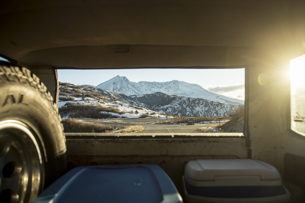 Snow Peak Mountain Out FJ55 Land Cruiser Rear Window