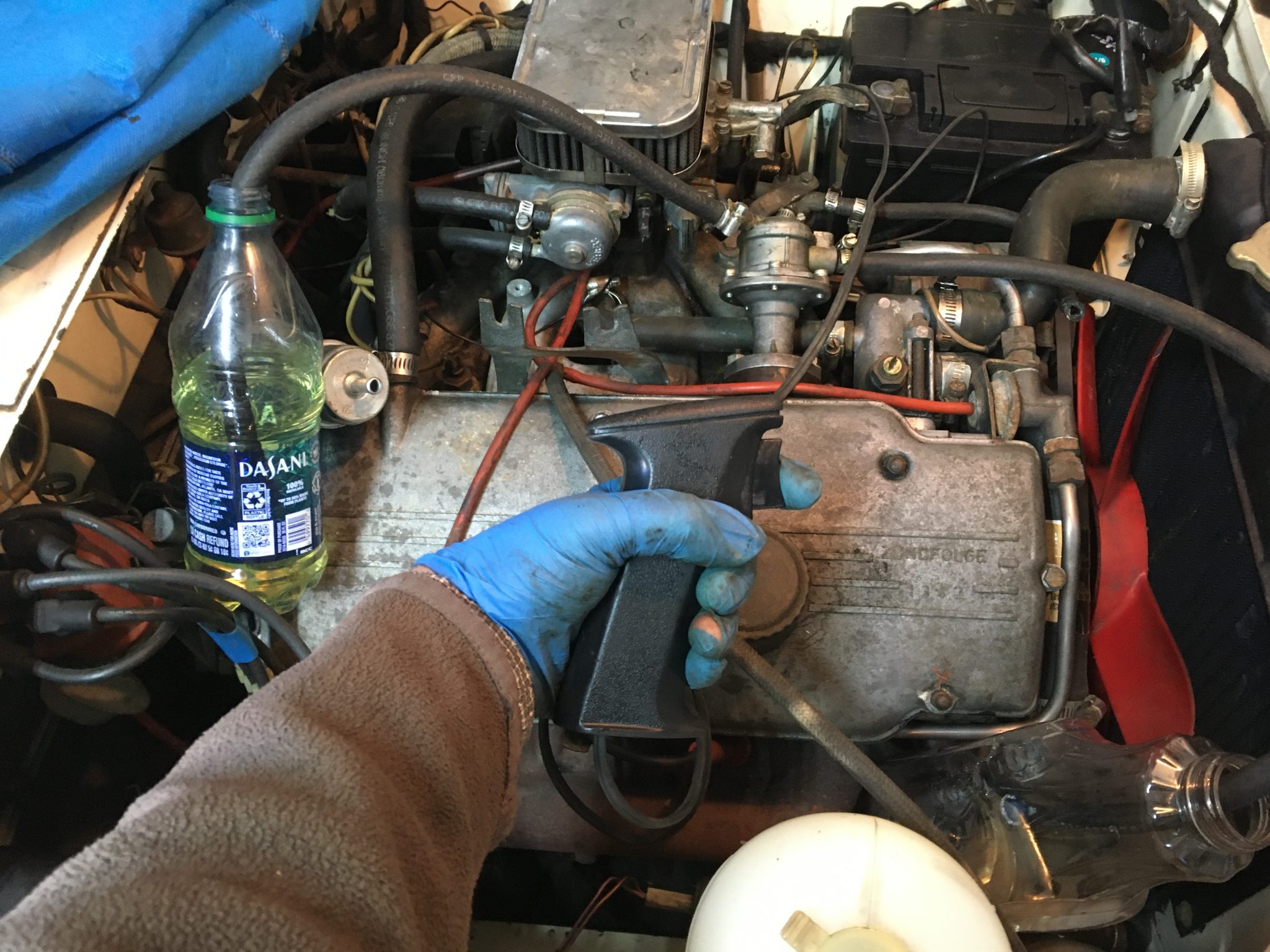 Troubleshooting a spring nostart on a car with a mechanical fuel pump