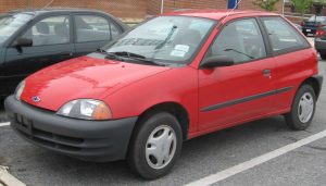 Rob Siegel -The Metro Experiment - Chevrolet Metro hatchback front