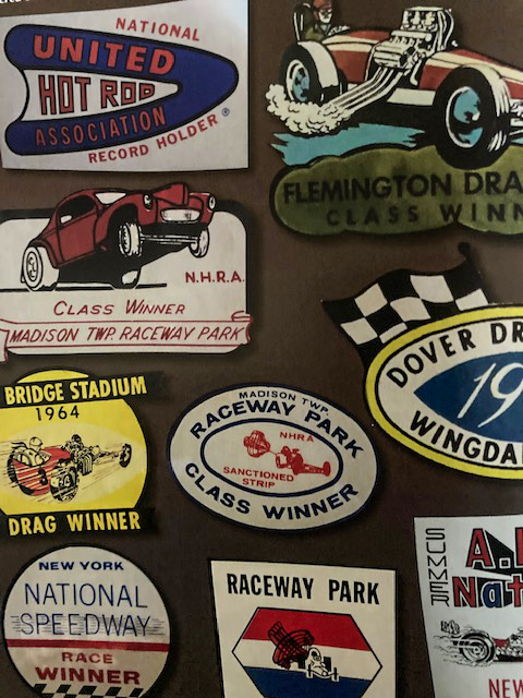 Pontiac Road Runner drag race decals