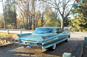 1961 sedan de ville rear three-quarter