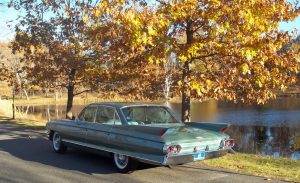 sedan de ville rear three-quarter autumn