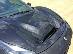 2020 Ferrari Pista hood