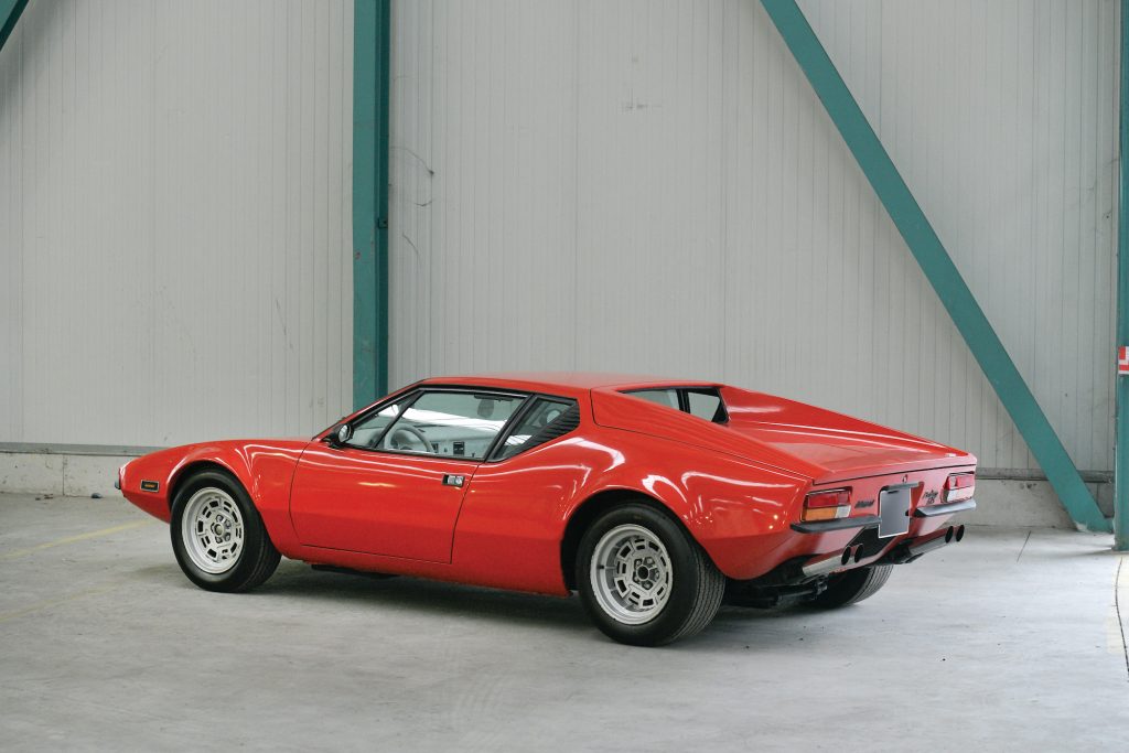 1973 De Tomaso Pantera Rear Three-Quarter