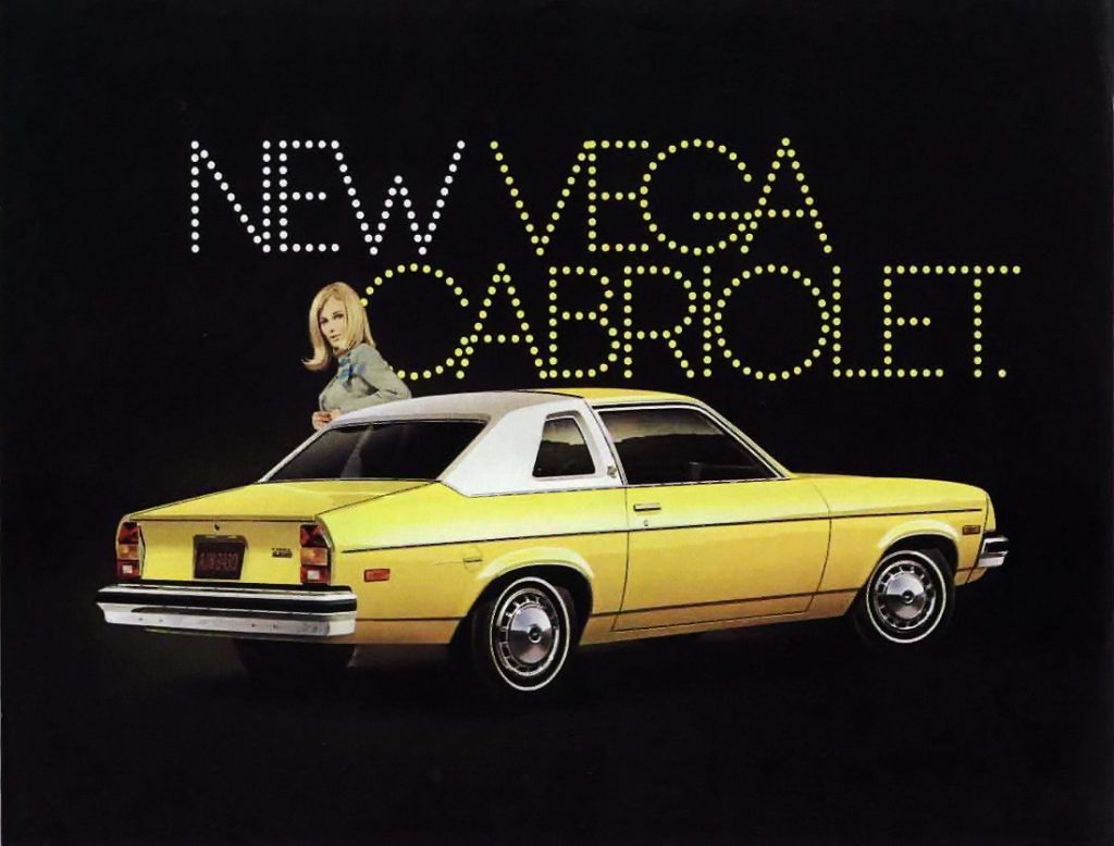 1976 Chevrolet Vega Cabriolet ad