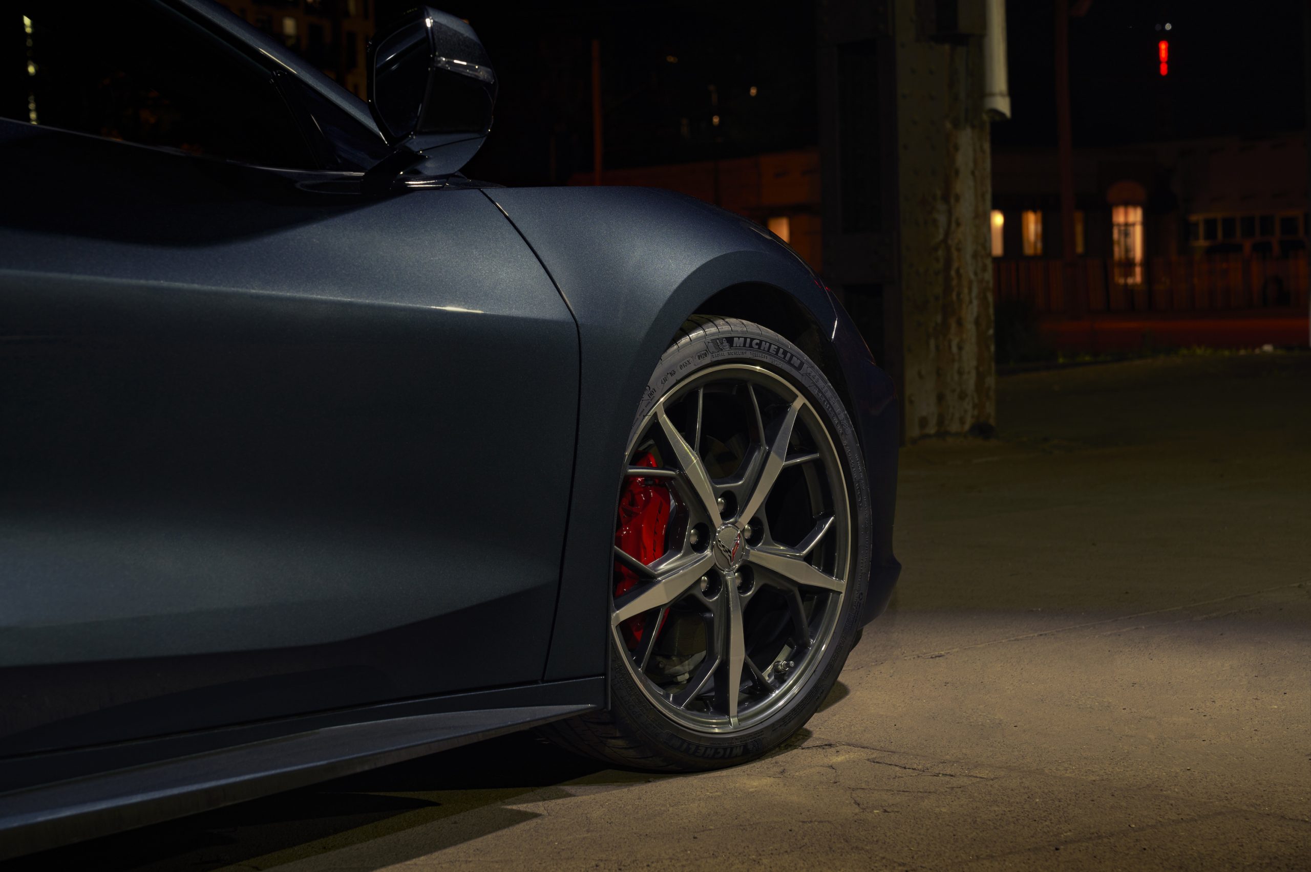 2020 Chevrolet Corvette Stingray 2LT C8 Front Wheel Close