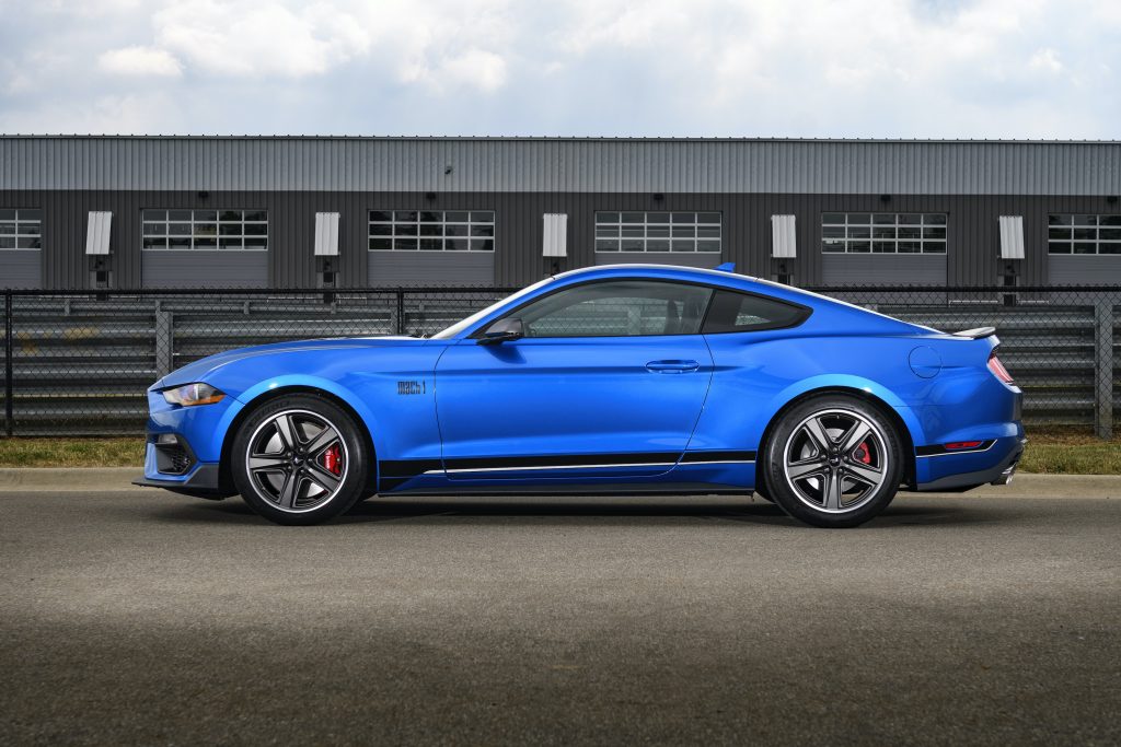 2021 Ford Mustang Mach 1 side profile