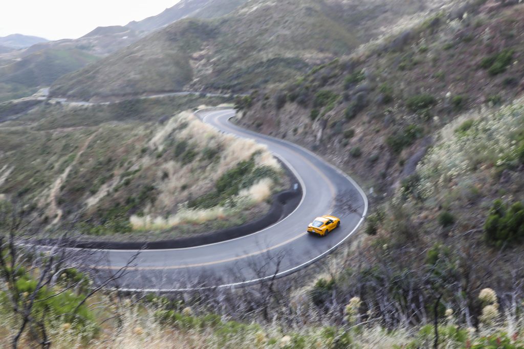 2021 Supra GR windy road