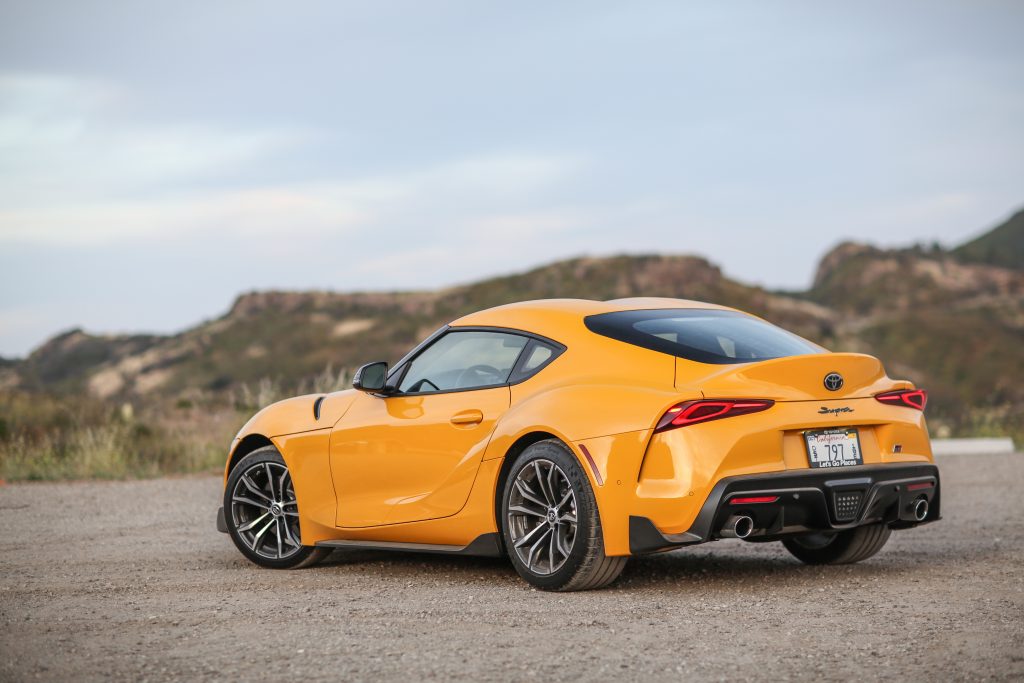 2021 Toyota GR Supra Rear three quarter