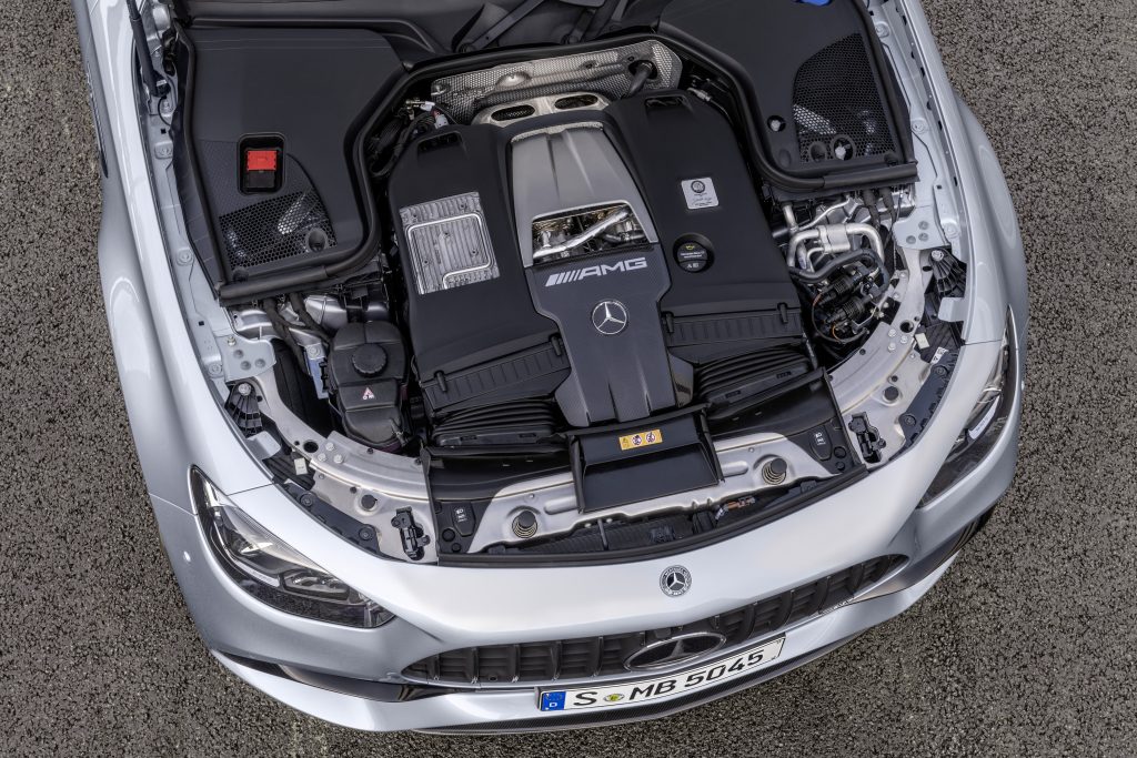 2021 Mercedes-AMG E63 S sedan engine