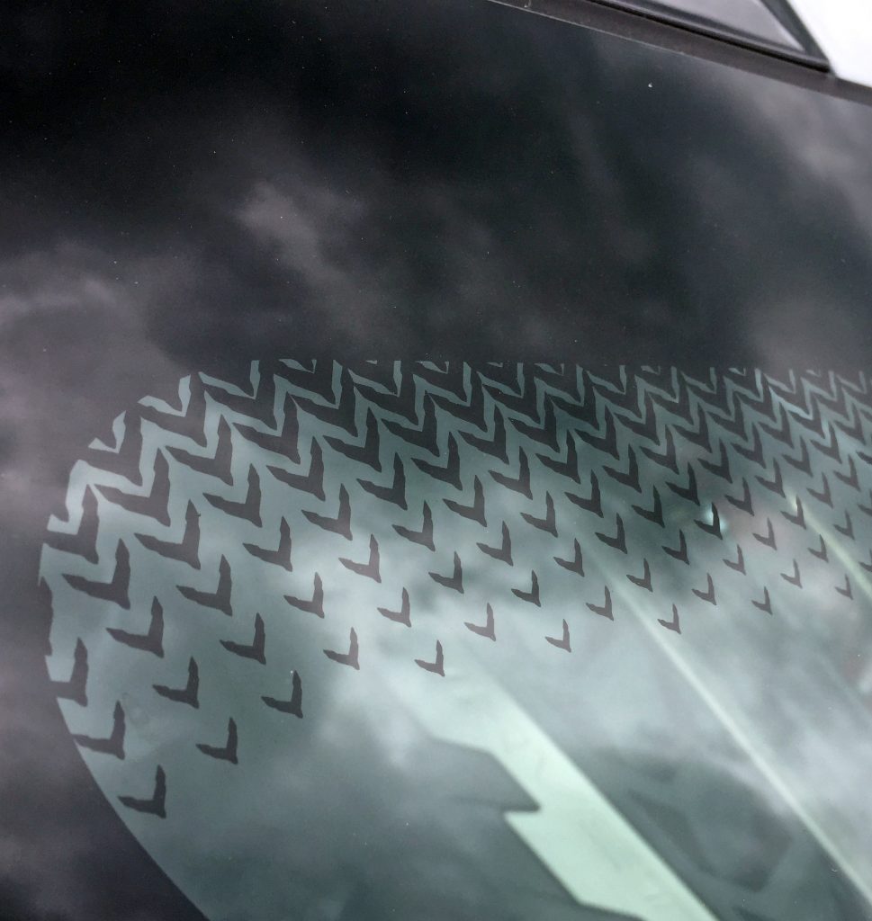 2020 Corvette rear window