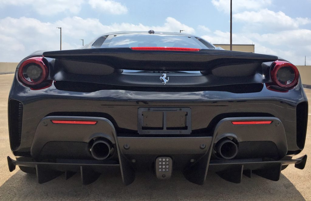 2020 Ferrari Pista rear