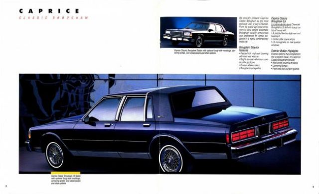 1988 Chevrolet Caprice brochure pic 1