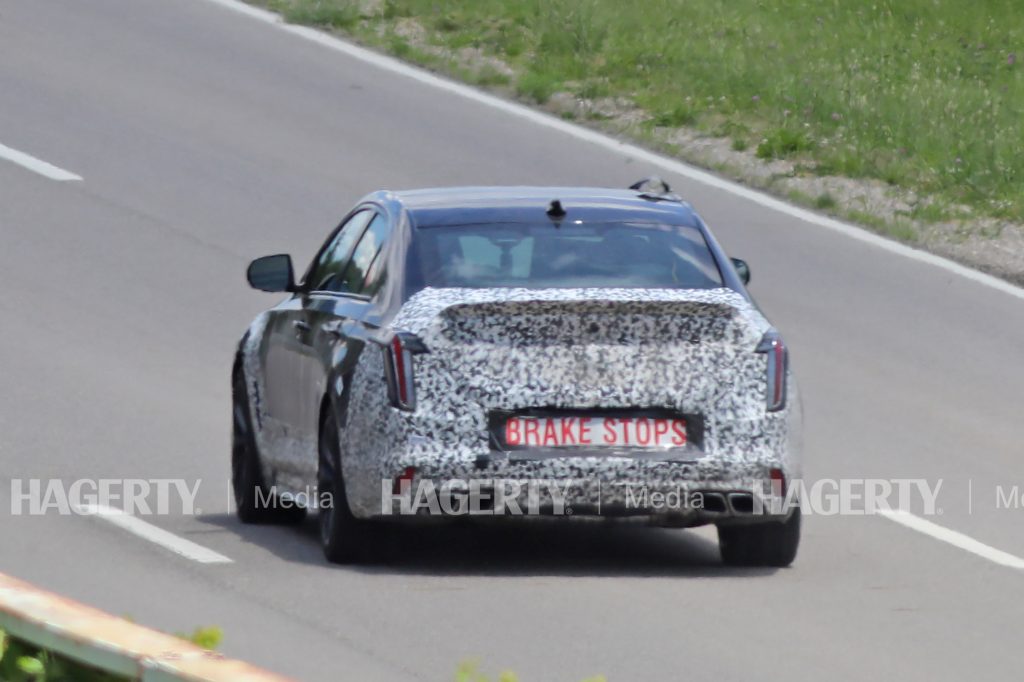 Cadillac CT4-V Blackwing Rear Three-Quarter