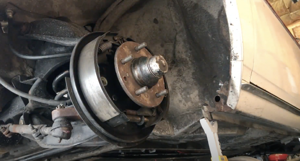 Chevrolet Corvair rear brakes