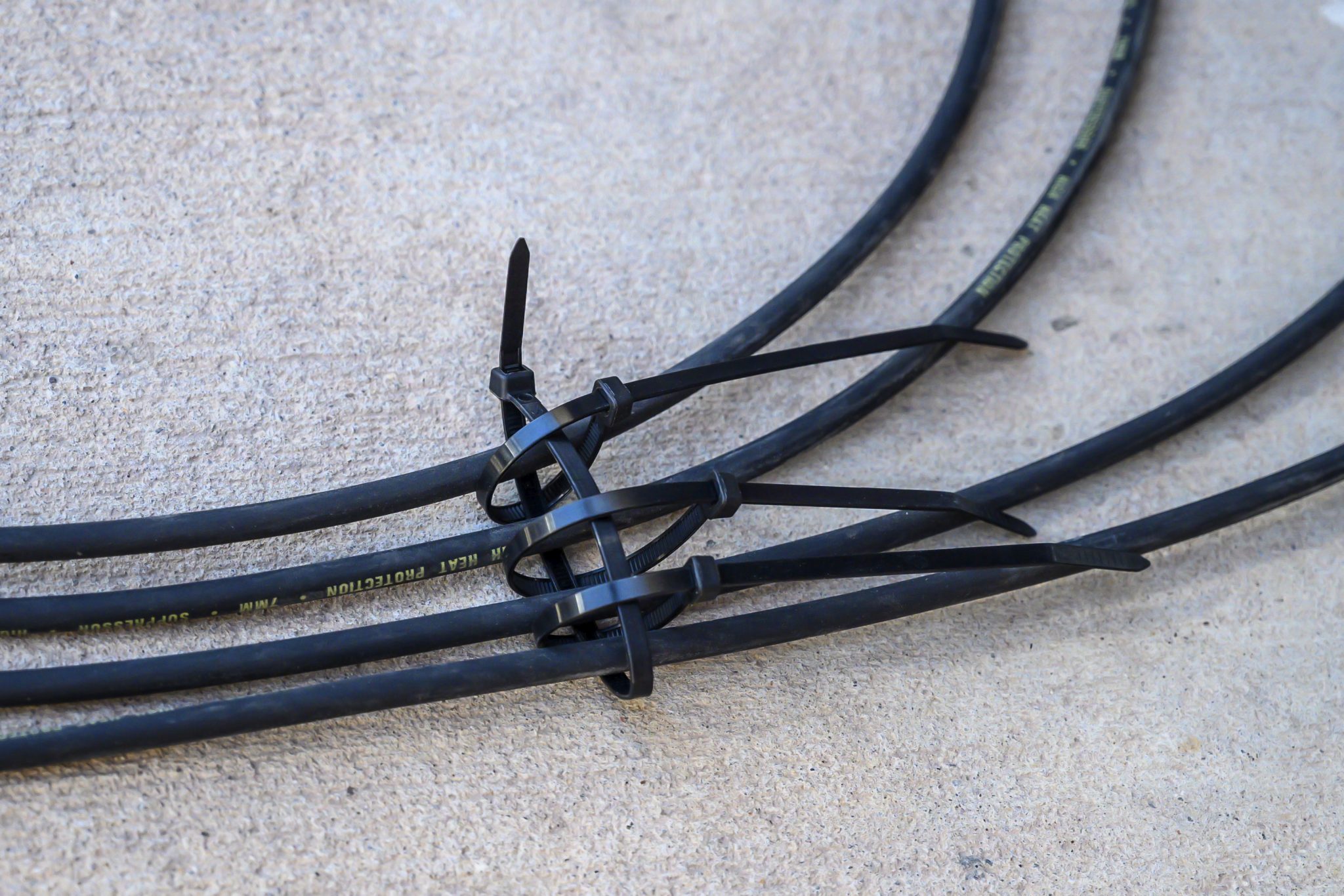 Wrenchin' Wednesday Ziptie origami organizes your sparkplug wires