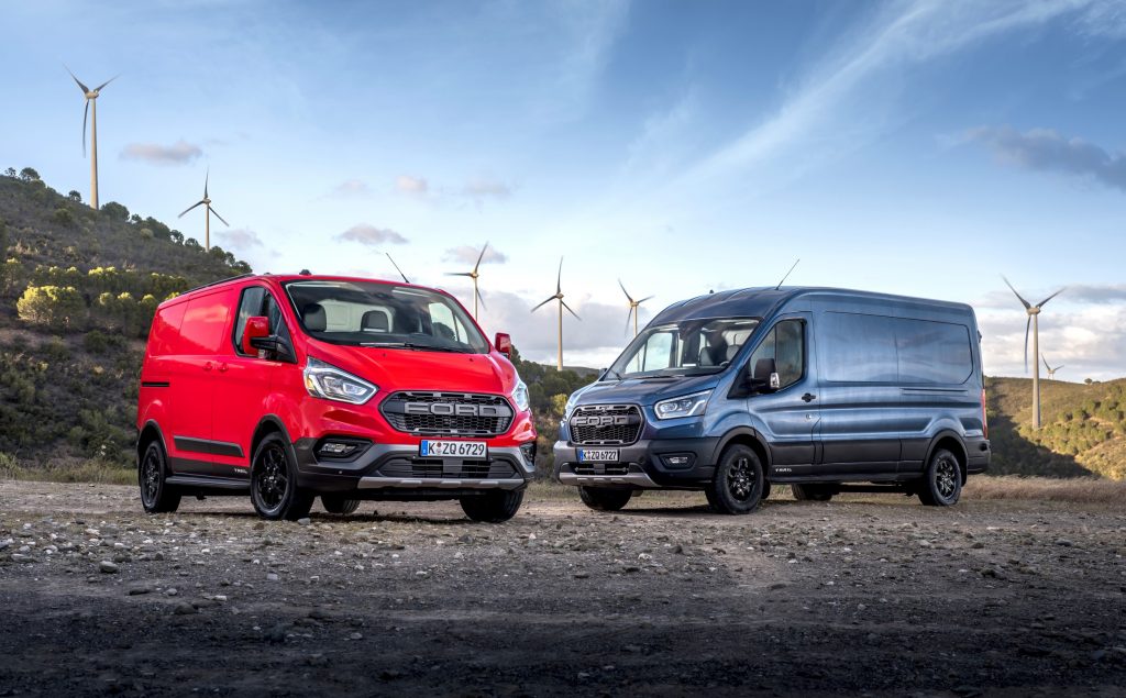 ford transit trail range
