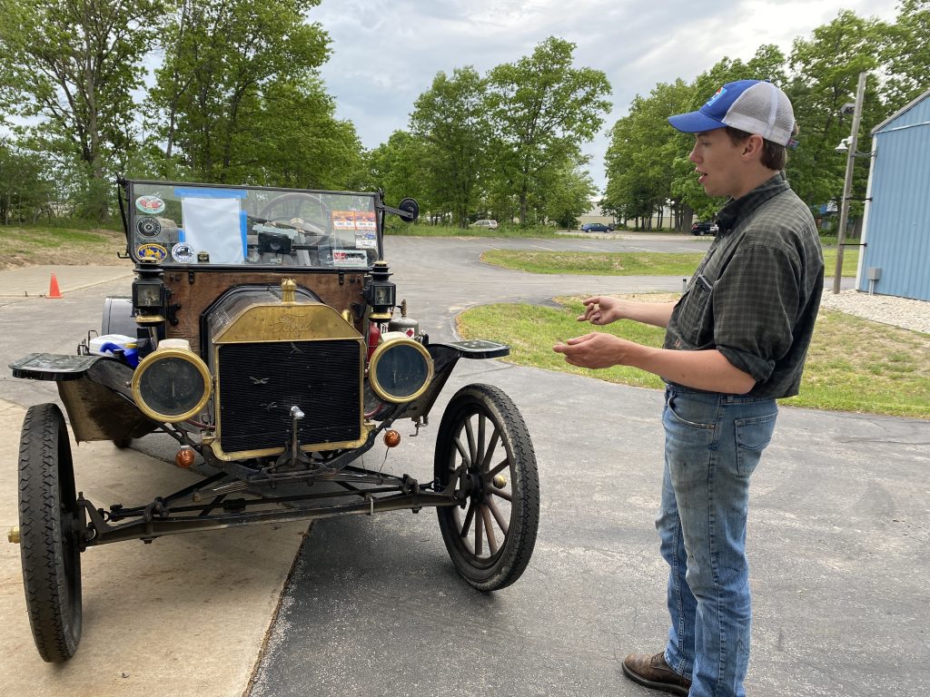 Seamus Hnat talking about his Model T