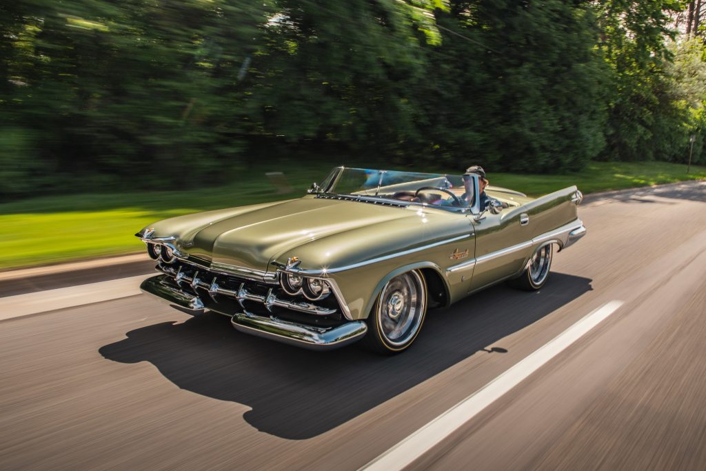 Imperial Speedster Front Three-Quarter Action
