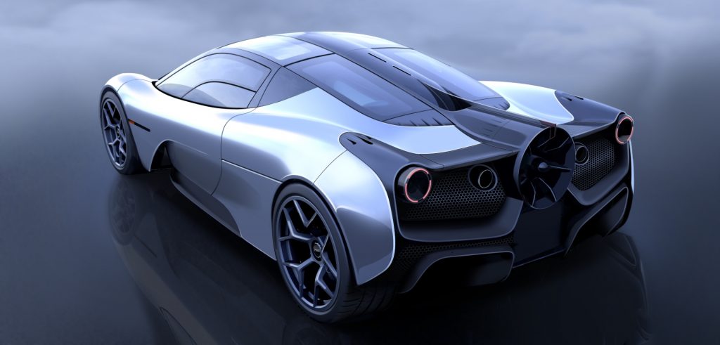McLaren T50 Rear Three-Quarter