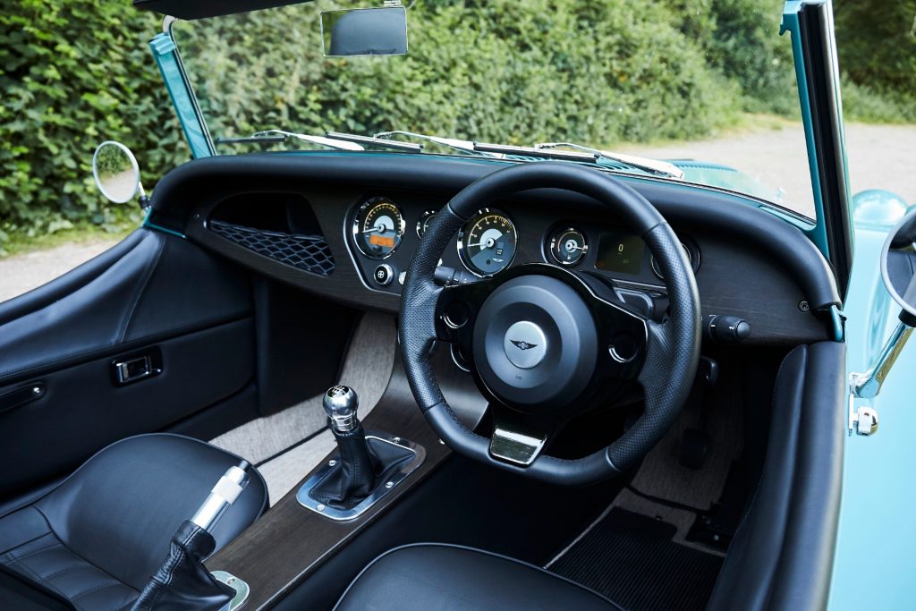 Morgan Plus Four Front Interior Cockpit