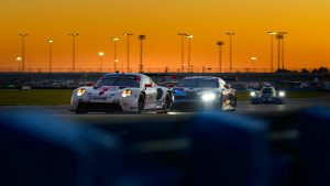 Porsche 911 RSR Daytona Sunset Action