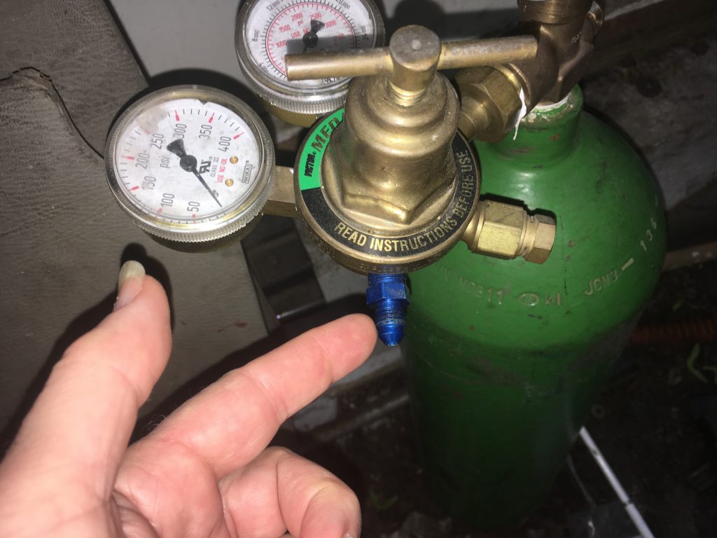 Rob Siegel - Pressure testing AC - Nitrogen bottle connector Rob Siegel - Pressure testing AC - Nitrogen bottle connector