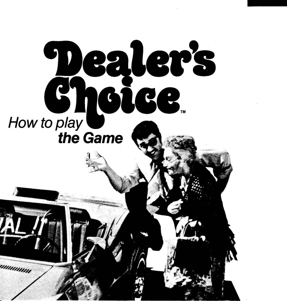 Dealer’s Choice The usedcarsales board game you've been missing