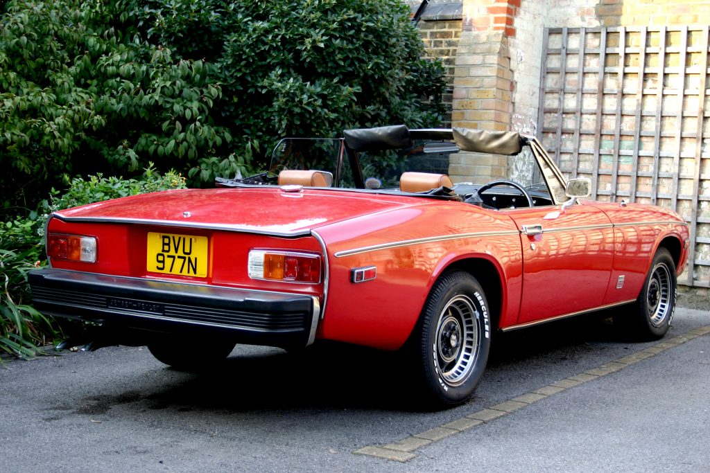 1975 Jensen-Healey rear three-quarter
