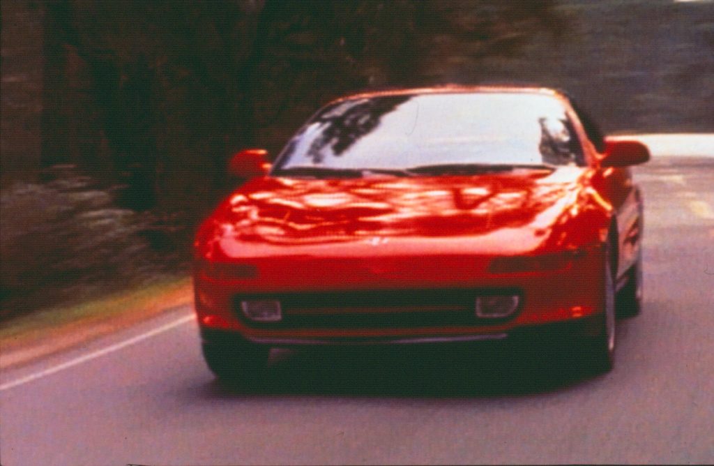 1993 MR2 Red Front Action