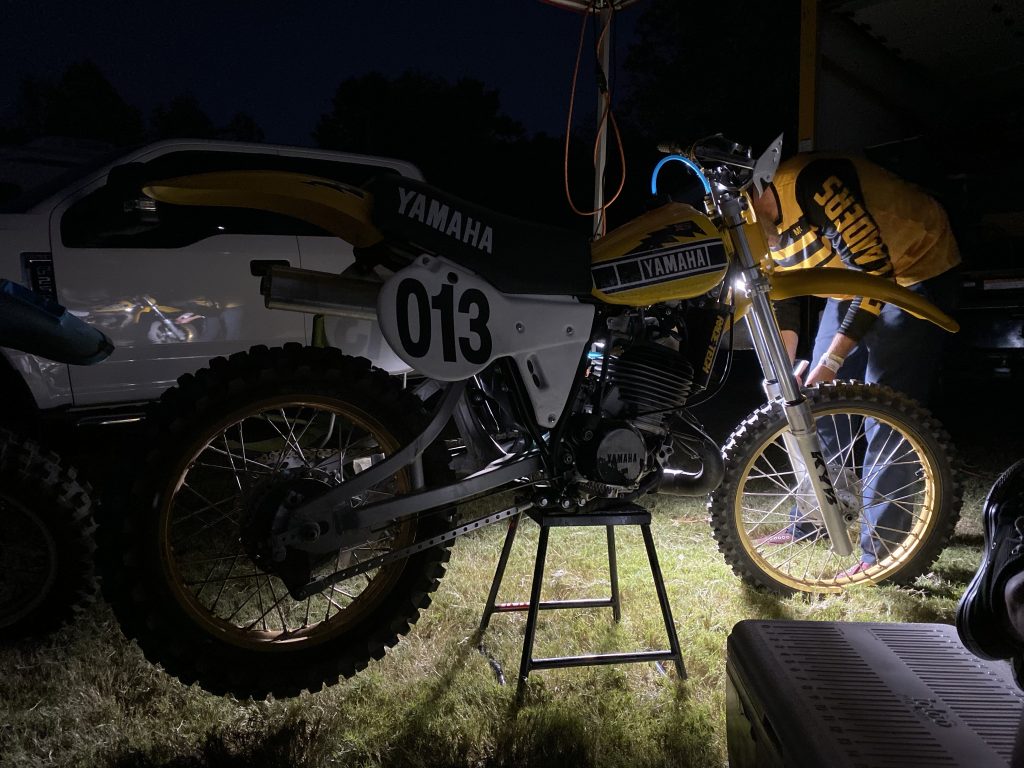 Barber Bike Maintenance After Dark