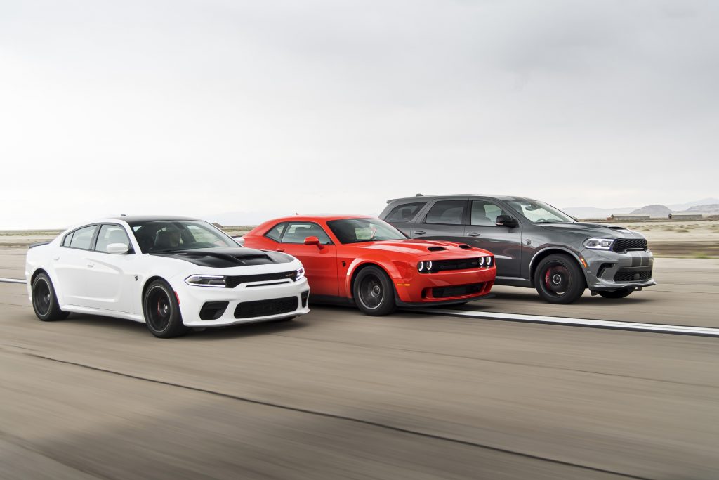 2021 Charger SRT Hellcat Redeye 2021 Durango SRT Hellcat 2020 Challenger SRT Super Stock