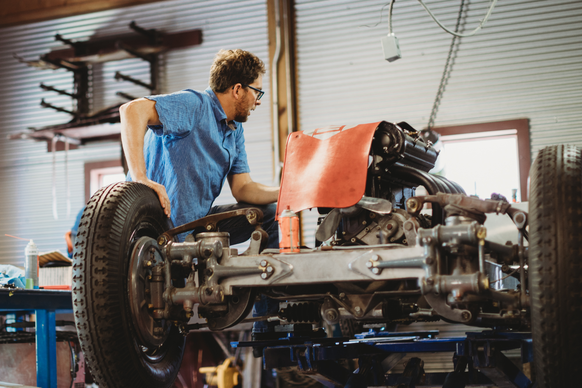 Green Mountain Restoration Shop Man