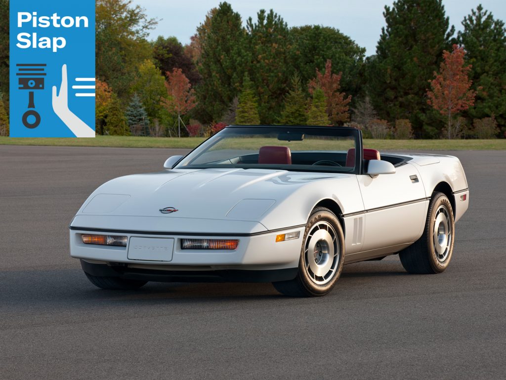 White 1987 Chevrolet Corvette Convertible