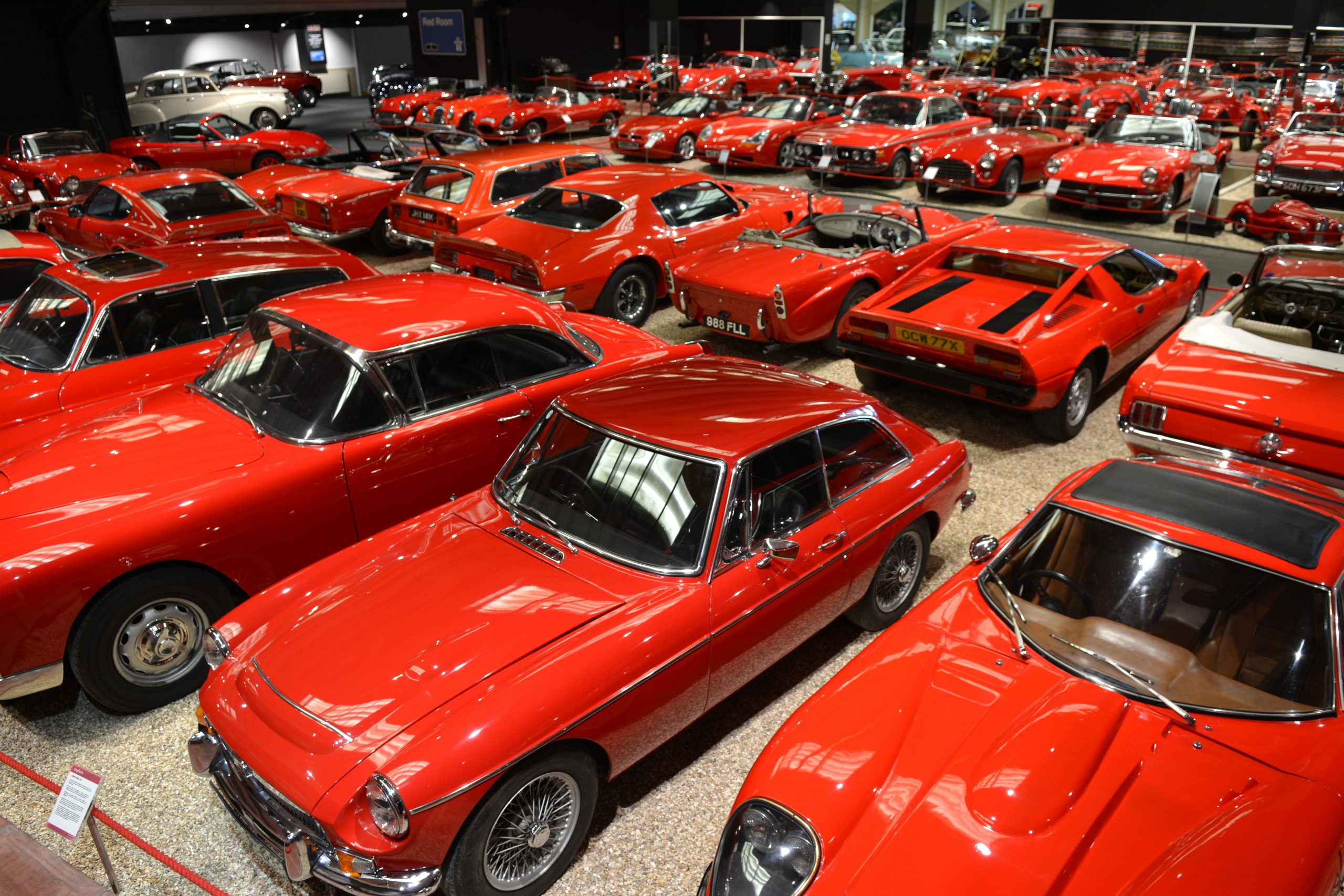 The Red Room is the crimson jewel of the Haynes International Motor