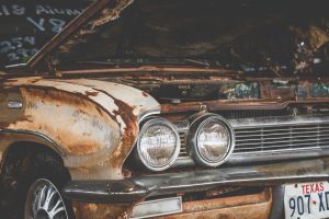 Rusted Buick Front Restoration Patina
